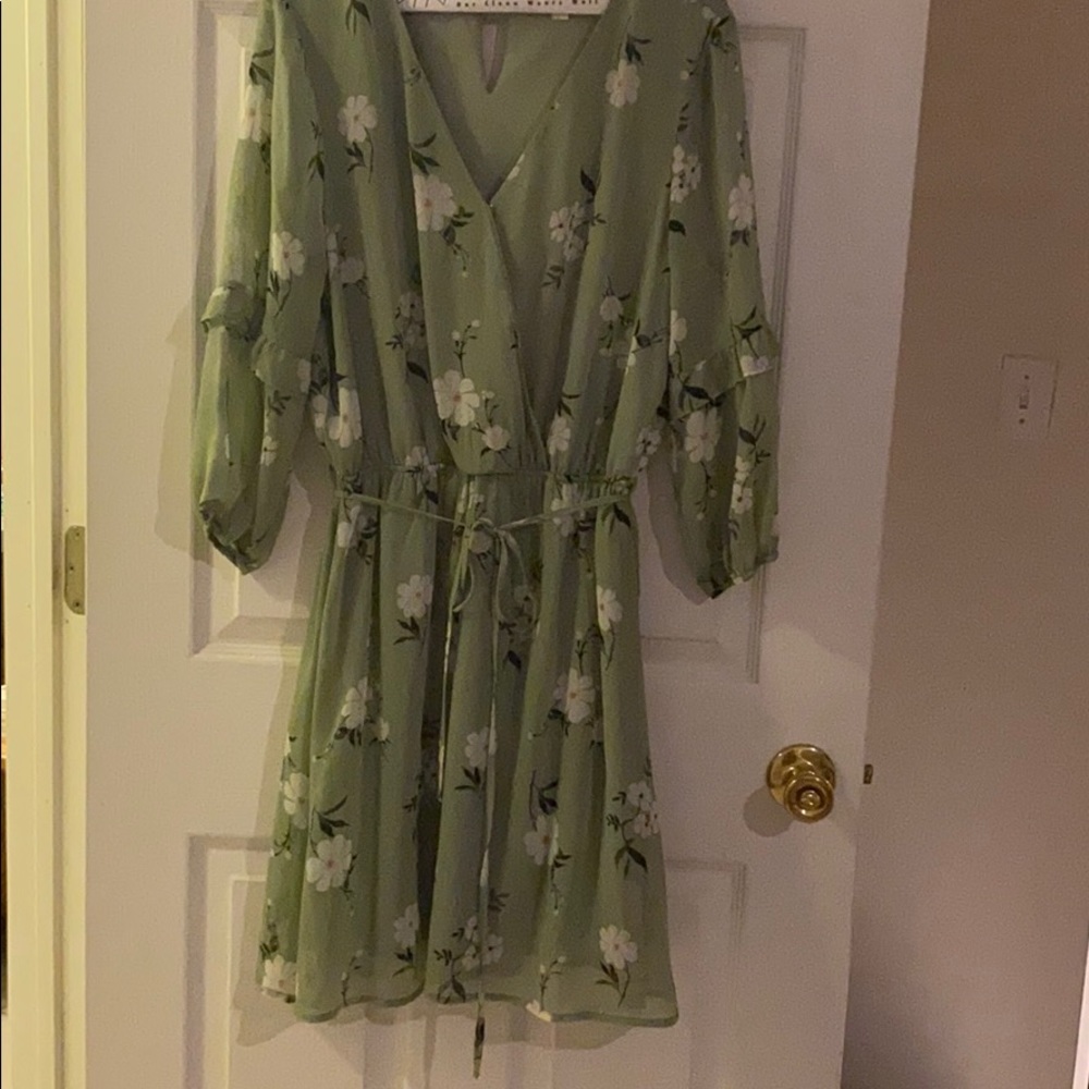 Floral spring dress